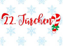 ADVENTSKALENDER 22. Dezember - Stickserie - ITH Postkarte Doodle Rahmen Vol. 2